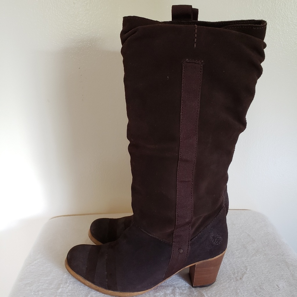 London Fly  Brown Suede Boots 39